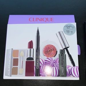 Clinique 5 Pc. Cola POP Lipstick Blush Not Your Average Neutrals Makeup Set NWT